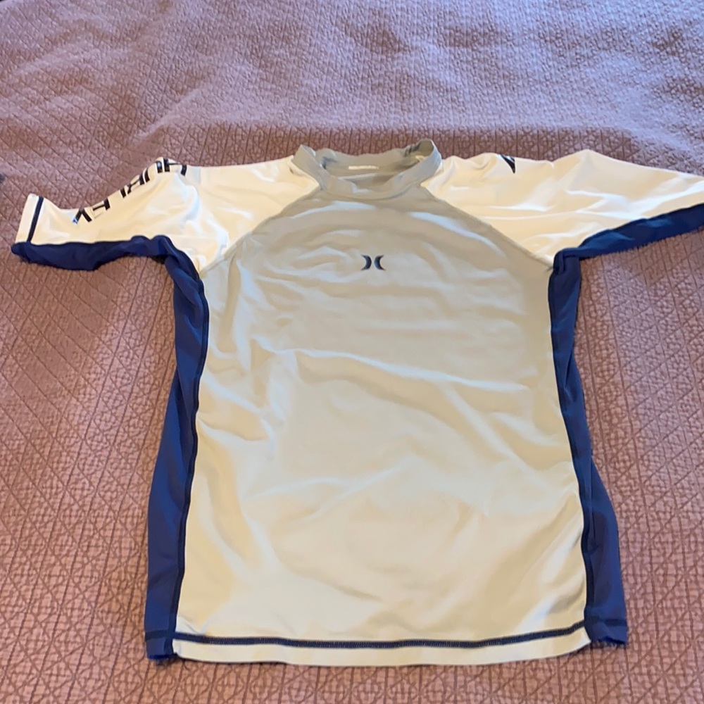 Hurley rash guard//swim guard.